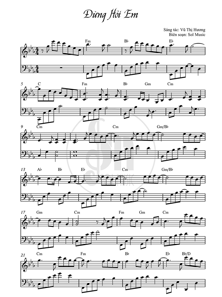 Đừng hỏi em sheet