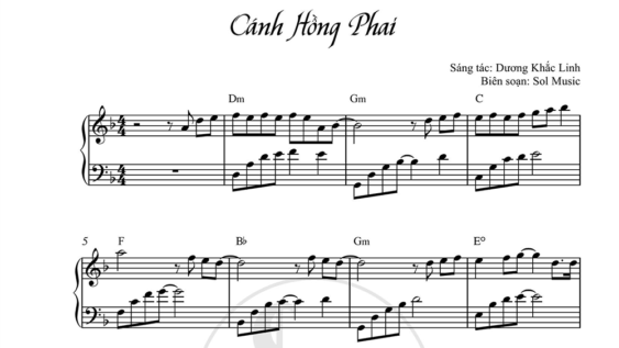 Cánh hồng phai sheet