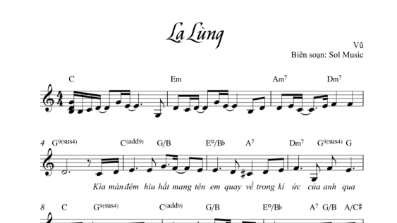 Lạ Lùng Sheet Đệm Hát