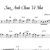 Sao Anh Chưa Về Nhà Sheet Đệm Hát